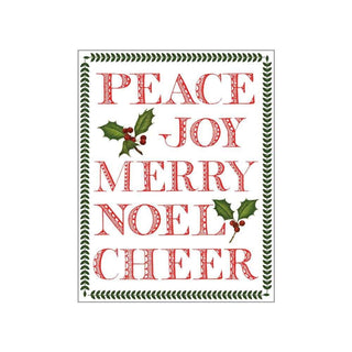 Caspari Yuletide Cheer Enclosures 4 Pk-Gallery 9741ENC