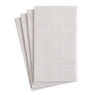 Caspari Jute Flax-Paper Linen Guest Towels Airlaid - 12 In 9761GG
