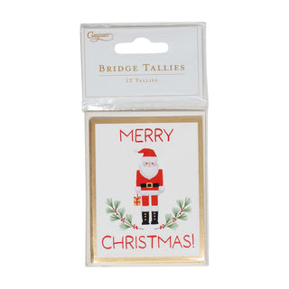 Caspari Little Santa Foil Enclosures 4 Pk Foil 97850ENC