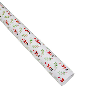 Caspari Little Santas Roll Wrap 30 Inch X 8Ft-2 Inch Core 97850RC