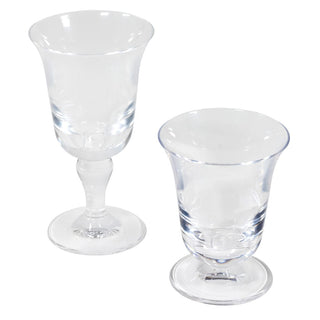Caspari Acrylic Flared Water Glass-Clear Acry Flared Water Glass-Tall 9.6 Oz ACR550