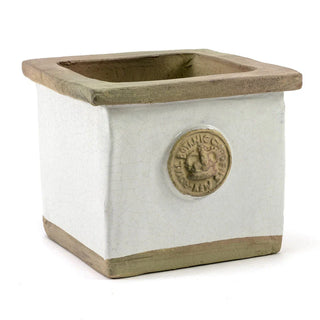 Kew Garden Square Herb Pot -  Ivory