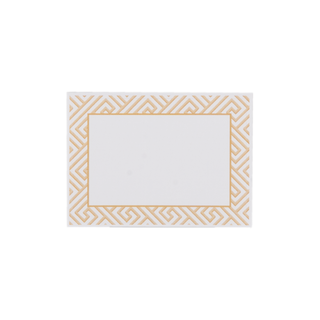 Gold Fretwork Adhesive Labels - includes 12 Adhesive Labels