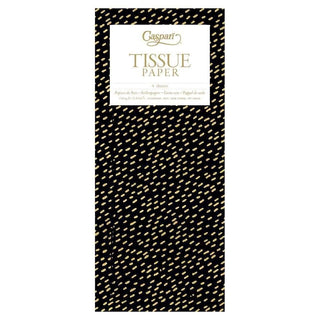 Little Dash Black/Gold Tissue Pkg 4 Sheets