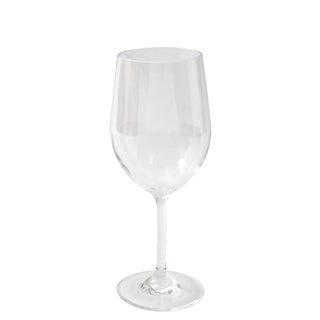 Caspari White Wine Glass Acryl Wht Wine Glass 12 Oz-Bpa Free ACR011