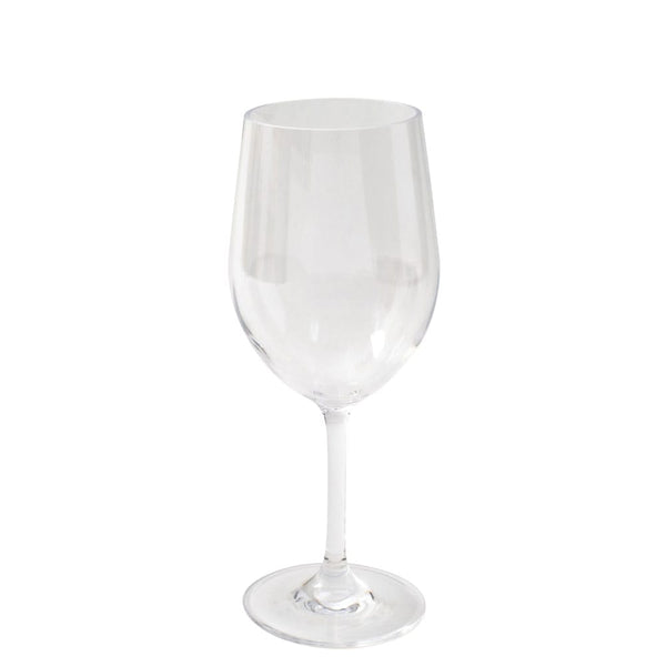 Acrylic White Wine Glass - Clear
