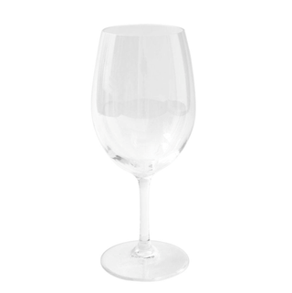 Caspari Acrylic 20.5oz Wine Glasses in Crystal Clear - 6 Each ACR012X6