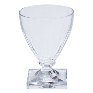 Caspari Acrylic Wine Goblet in Crystal - 8.5oz ACR400