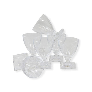 Caspari Acrylic Wine Goblet in Crystal - 8.5oz ACR400