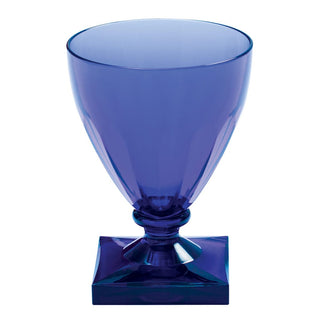 Caspari Acrylic Wine Goblet-Cobalt Acrylic-Goblet (8.5 Ounces) ACR404