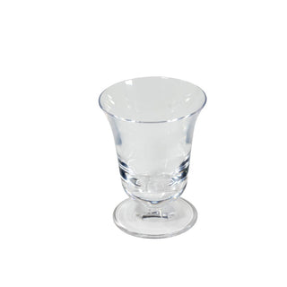 Caspari Acrylic Flared Wine Glass-Clear Acry Flared Wine Glass-Short 9.6 Oz ACR500