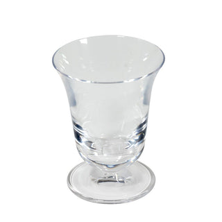 Caspari Acrylic Flared Wine Glass-Clear Acry Flared Wine Glass-Short 9.6 Oz ACR500
