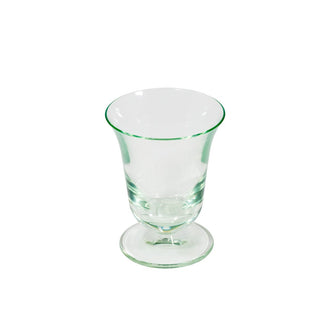 Caspari Acrylic Flared Wine Glass-Lt Green Acry Flared Wine Glass-Short 9.6 Oz ACR506