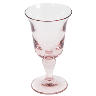 Caspari Acrylic Flared Water Glass-Lt Rose Acry Flared Water Glass-Tall 9.6 Oz ACR557