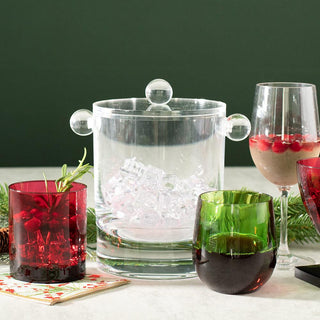 Caspari Acrylic Ice Bucket-Crystal Ttop Acrylic-Ice Bucket (60 Oz) ACRICE100