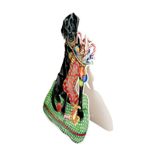 Caspari Christmas Lab Cmas Advents 3-D/Die-Cut/Stand(App) ADV253