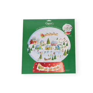 Caspari Winter Village Snow Globe Christmas 3D Advent Calendars - I Each ADV286