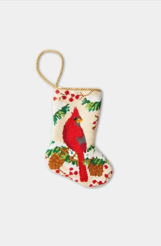 Bauble Stockings Christmas Cardinal Bauble Stocking