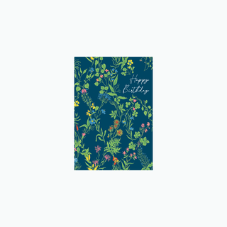 Caspari Floral Whimsy Birthday - Set Of Six Greeting Cards And Envelopes BDAY-FLORWHIMSY