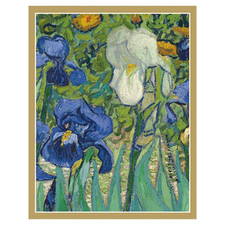 Caspari Van Gogh Irises Bridge Tallies Package 12 In BT131