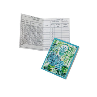 Caspari Jardin De Luxembourg Bridge Tally Sheets - 12 per Package BT149