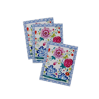 Caspari Floral Porcelain Bridge Tally Sheets - 12 per Package BT151
