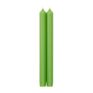 Caspari Spring Green Duet Candle Candle Crown Pairs 10 Inch CA38.2