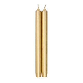 Caspari Gold Duet Candle Candle Crown Metallic Pairs 10 In CA60.2