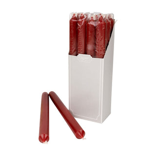 Caspari Red Duet Candle Candle Crown Pairs 10 Inch CA80.2