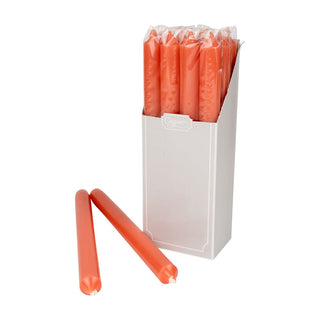 Caspari Coral 10" Duet Crown Candle Pair CA83.2