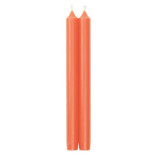 Caspari Coral 10" Duet Crown Candle Pair CA83.2