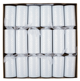 Caspari Fretwork Pearl Eday Crackers-12 Inch Long/6-In New CK142.12