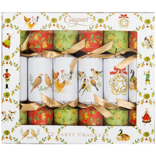 Caspari On The Twelfth Day Celebration Crackers - includes Celebration Crackers CK185.7