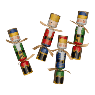 Caspari Painted Nutcrackers Celebration Crackers - includes 12 Celebration Crackers CK186.7