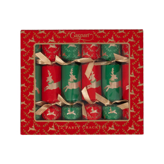 Caspari Little Reindeer Celebration Crackers - includes 12 Celebration Crackers CK187.7