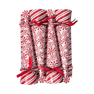 Caspari Peppermint 10" Luxury Cone Crackers - 8 per box CK191.10