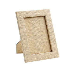 Caspari Ivory Snakeskin Desk Contour Esl Frm Snakeskin-4X6 F23334