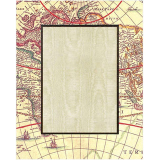 Caspari World Map Frame-5 1/4X7 1/4 F7156