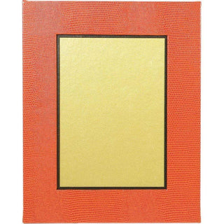 Caspari Orange Lizard Frame-5 1/4X7 1/4 F7296