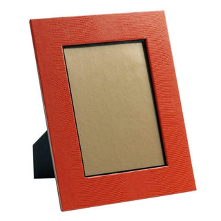 Caspari Orange Lizard Frame-5 1/4X7 1/4 F7296