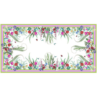 Caspari La Dolce Vita Tablecover-Sage/Laven Fabc Cotton Tblcvr-120X60 FTC014L