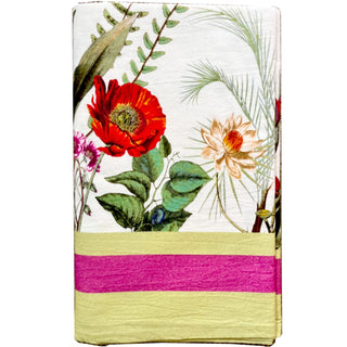 Caspari La Dolce Vita Tablecover-Sage/Laven Fabc Cotton Tblcvr-120X60 FTC014L