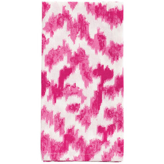 Caspari Modern Moire Fuchsia Fabc Cotton Napkin-Set Of 4 FTN003A
