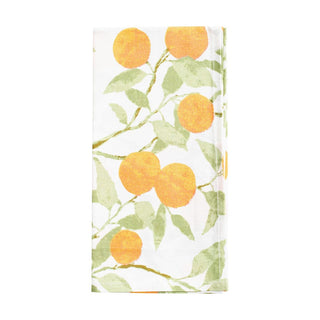 Caspari Orange Grove Fabc Cotton Napkin-Set Of 4 FTN010A