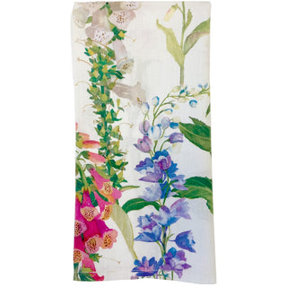 Caspari Foxgloves Fabc Cotton Napkin-Set Of 4 FTN011A