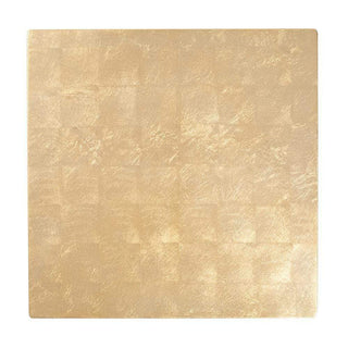 Caspari Gold Leaf Lacquer Placemat - 1 Placemat GOLDLQPM