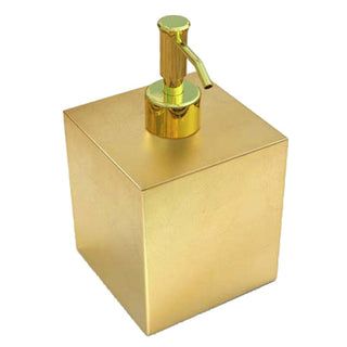 Caspari Gold Leaf Lacquer Soap Dispenser GOLDLQSOAP
