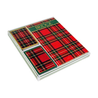 Caspari Plaid Gift Set - 2 Score Pads GS108