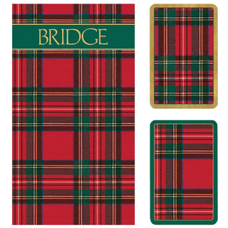 Caspari Plaid Gift Set - 2 Score Pads GS108