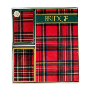 Caspari Plaid Gift Set Jumbo - 2 Score Pads GS108J